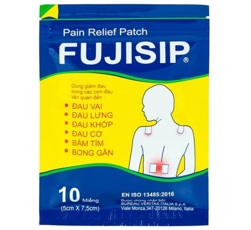 Cao Dán Giảm Đau Fujisip - Hộp 20 Gói