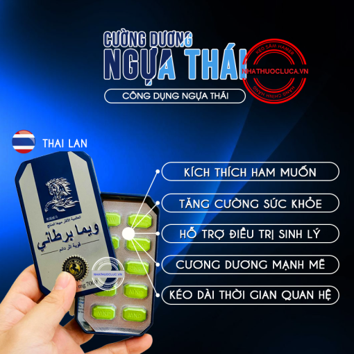 Ngựa Thái Xanh Hàng Chuẩn - Hỗ Trợ Tăng Cường Sinh Lý Nam