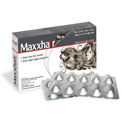 Viên uống MAXXHAIR Giúp tóc khỏe, mọc tóc nhanh