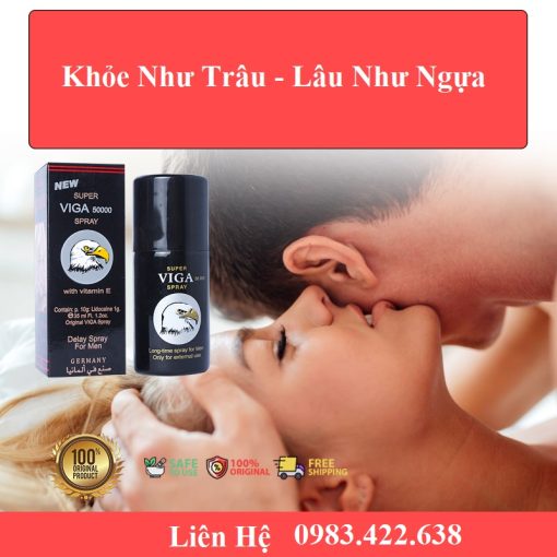 Viga 50000 Đức Chính Hãng- Hỗ Trợ Chống Xuất Tinh Sớm