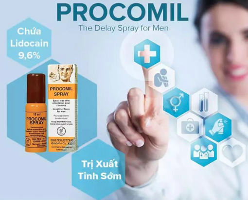 Chai Xịt Procomil Chính Hãng - Chống Xuất Sớm Hiệu Quả