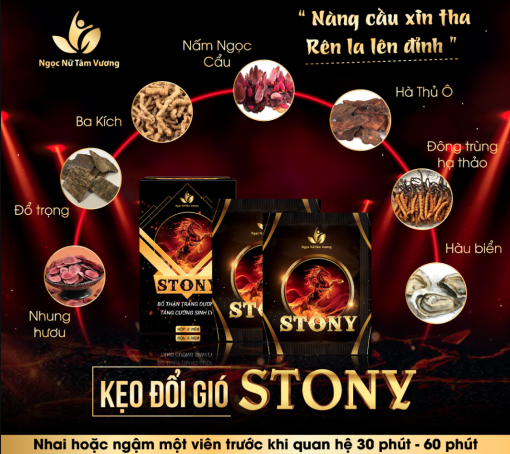 Kẹo Đổi Gió Stony Chính Hãng - Cảm Xúc Thăng Hoa