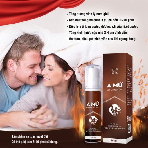 Xịt A Mứ Chính Hãng - Kéo Dài Thời Gian Hơn 30 Phút