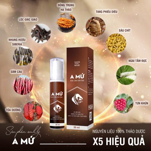 Xịt A Mứ Chính Hãng - Kéo Dài Thời Gian Hơn 30 Phút