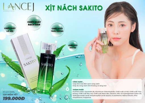 Chai Xịt Sakito Khử Mùi Hôi Nách Chính Hãng