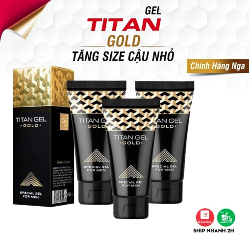 Gel Titan Gold Chính Hãng - Gel Tăng Kích Thước