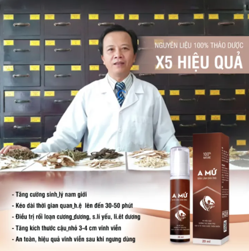 Xịt A Mứ Chính Hãng - Kéo Dài Thời Gian Hơn 30 Phút