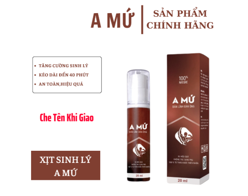 Xịt A Mứ Chính Hãng - Kéo Dài Thời Gian Hơn 30 Phút