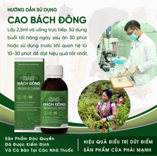 Cao Bách Đông Chính Hãng - Tăng Cường Sinh Lý Nam