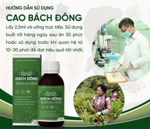 Cao Bách Đông Chính Hãng - Tăng Cường Sinh Lý Nam
