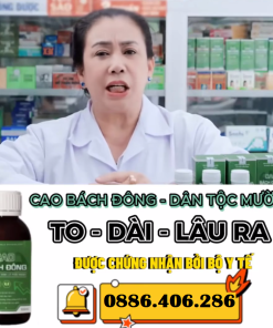Cao Bách Đông Chính Hãng - Tăng Cường Sinh Lý Nam