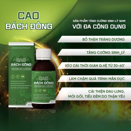 Cao Bách Đông Chính Hãng - Tăng Cường Sinh Lý Nam