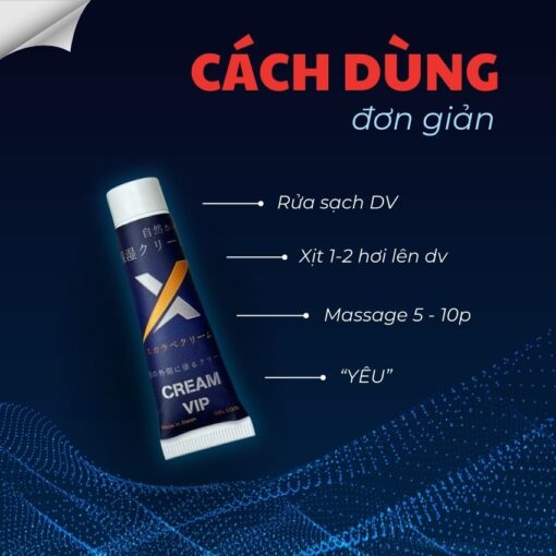 Kem Cream Vip Nhật Bản Chính Hãng - Hỗ Trợ Nam Giới Lâu Ra