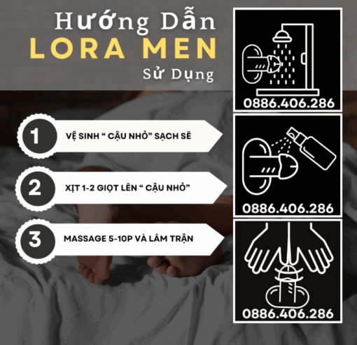 Chai Xịt Lora Men Plus Kéo Dài Thời Gian Quan Hệ
