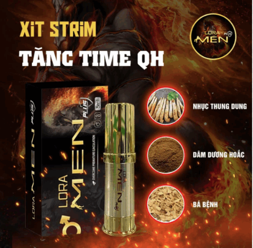 Chai Xịt Lora Men Plus Kéo Dài Thời Gian Quan Hệ