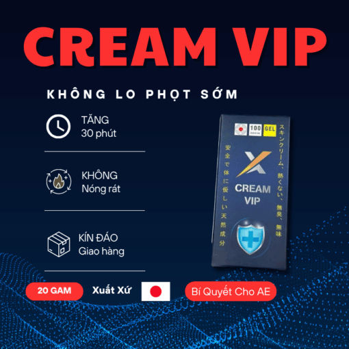 Kem Cream Vip Nhật - Kéo Dài Cuộc Yêu