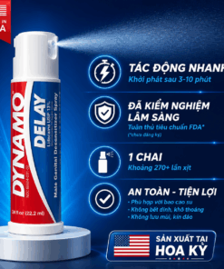 Chai Xịt Dynamo Delay Chính Hãng - Kéo Dài Thời Gian Yêu