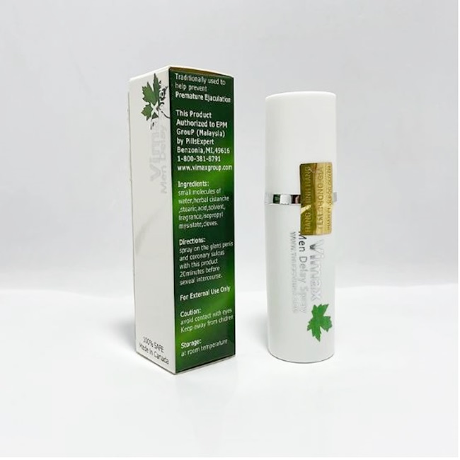 Chai xịt Vimax Men Delay Spray chính hãng Chai xịt Vimax Men Delay Spray chính hãng